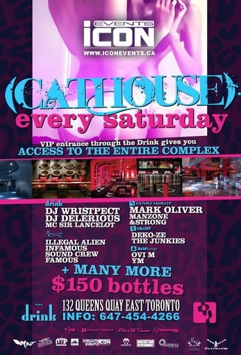 Cathouse Saturdays @ Guvernment Complex w/ DJ Delirious & Icon Events